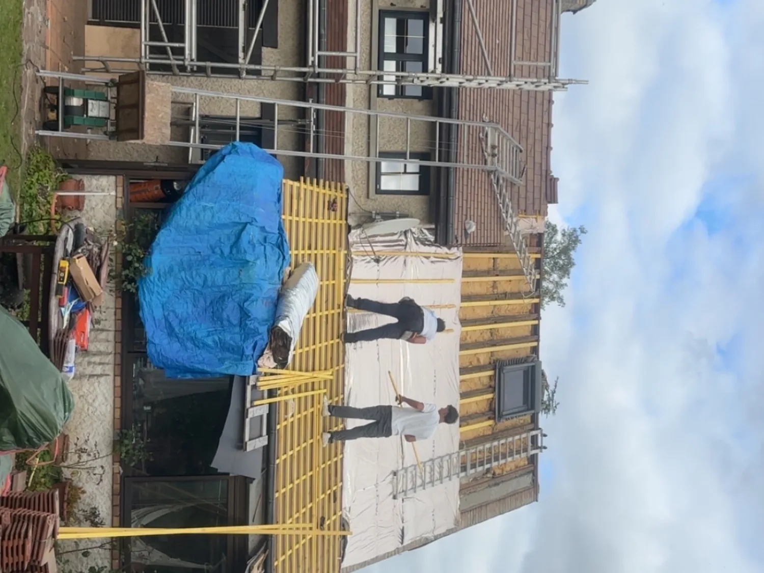Réalisation : Chantier de couverture — Résidentiel rénovation