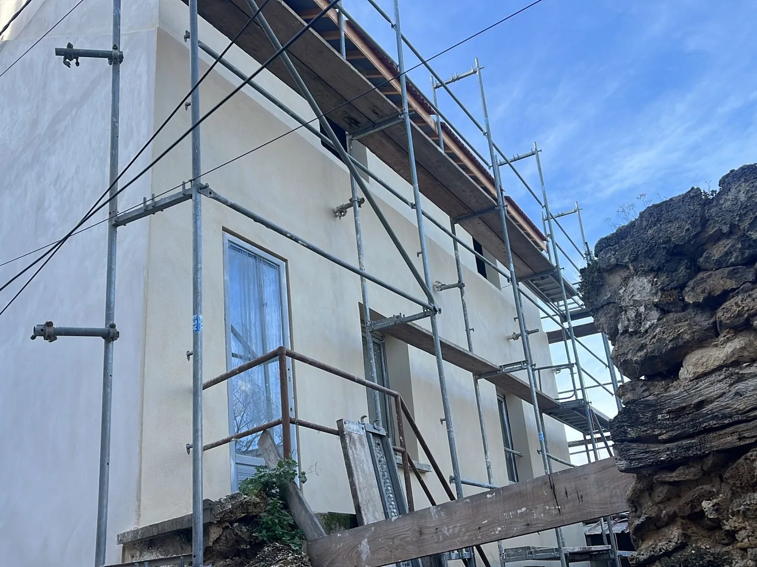 Réalisation : Ravalement de façade — Résidentiel rénovation